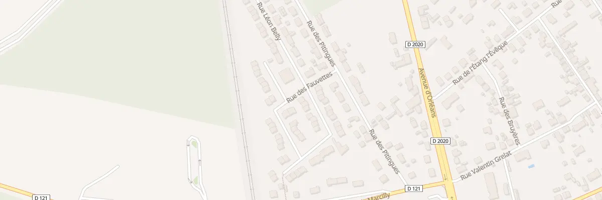 Plan du 2 Rue des Mésanges à Salbris
