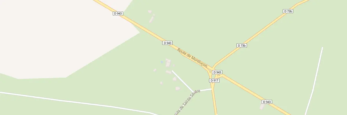 Plan du 2 Rte de Sainte Severe à Briantes