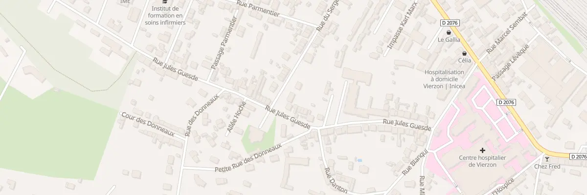 Plan du 22 Rue du Sgt Bobillot à Vierzon