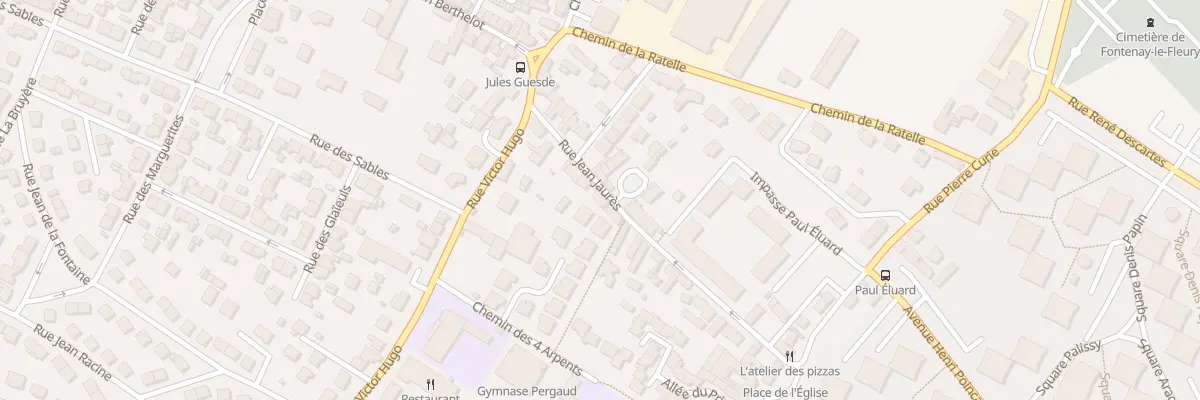 Plan du 21 Rue Jean Jaurés à Fontenay-le-Fleury
