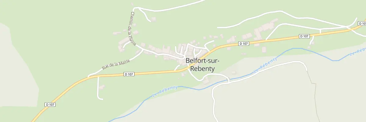 Plan du 34 Le Village à Belfort-sur-Rebenty