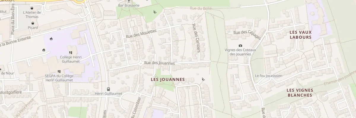 Plan du 4 Rue des Jouannes à Jouy-le-Moutier