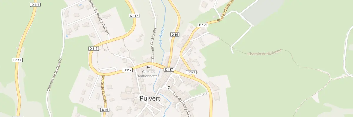 Plan du 5 Rue de la Bordette à Puivert