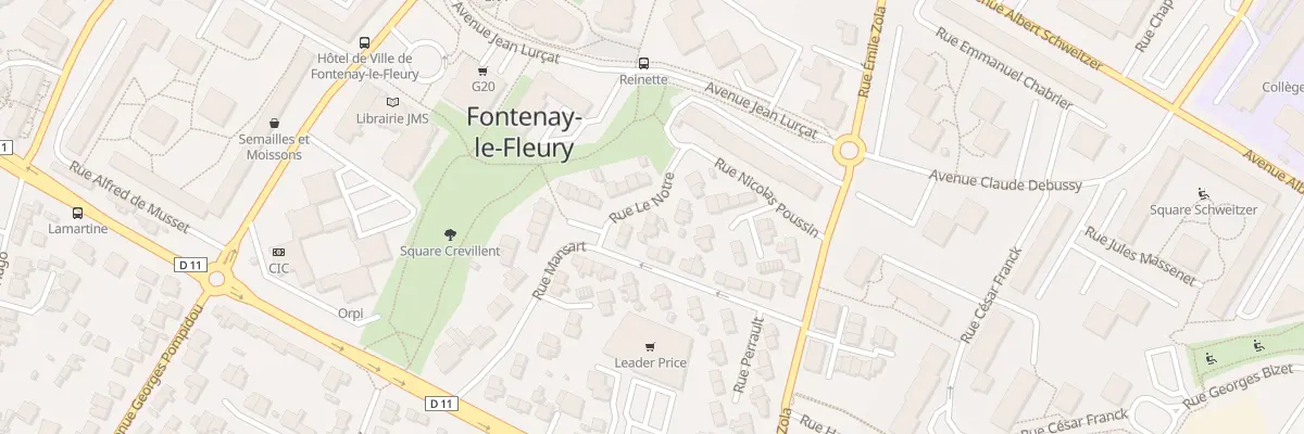 Plan du 4 Rue le Notre à Fontenay-le-Fleury