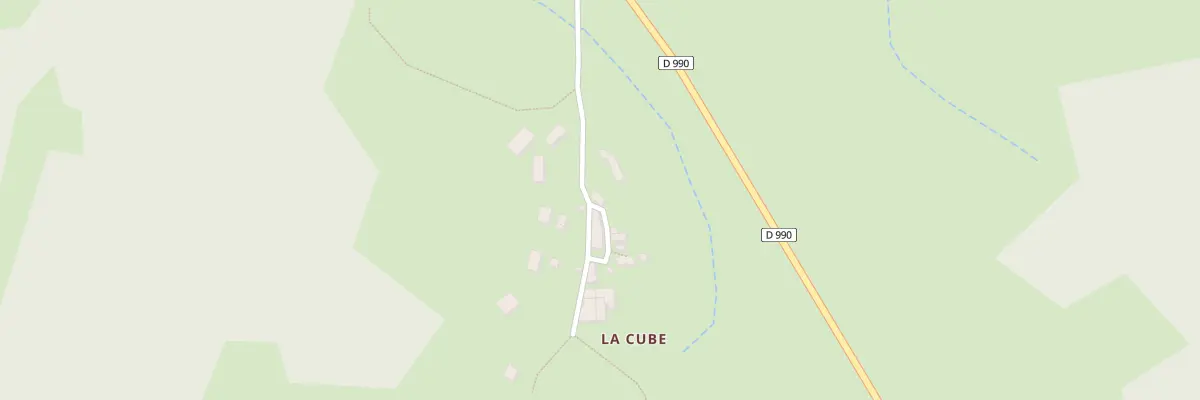 Plan du 3 La Cube à Ladapeyre