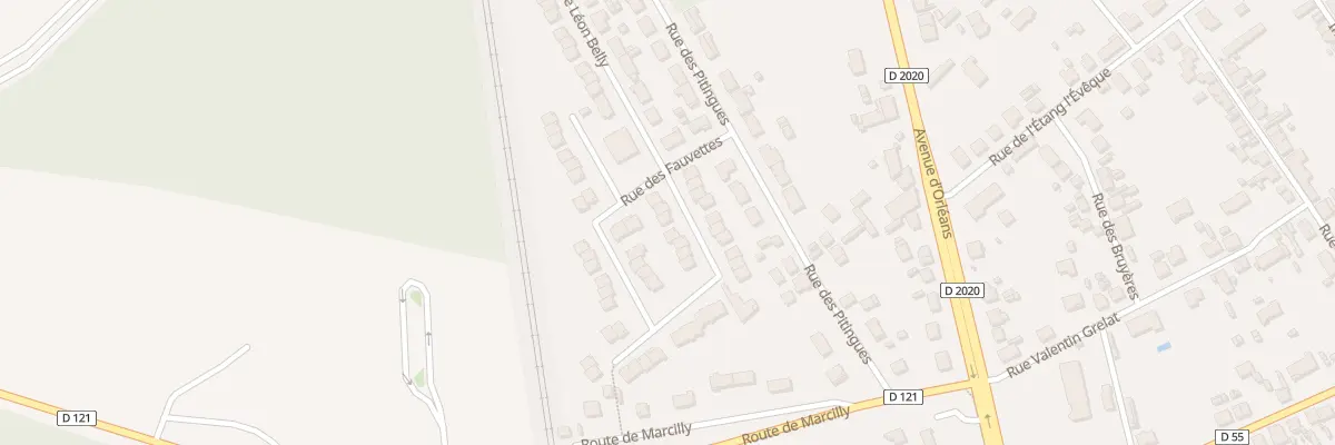 Plan du 6 Rue des Mésanges à Salbris
