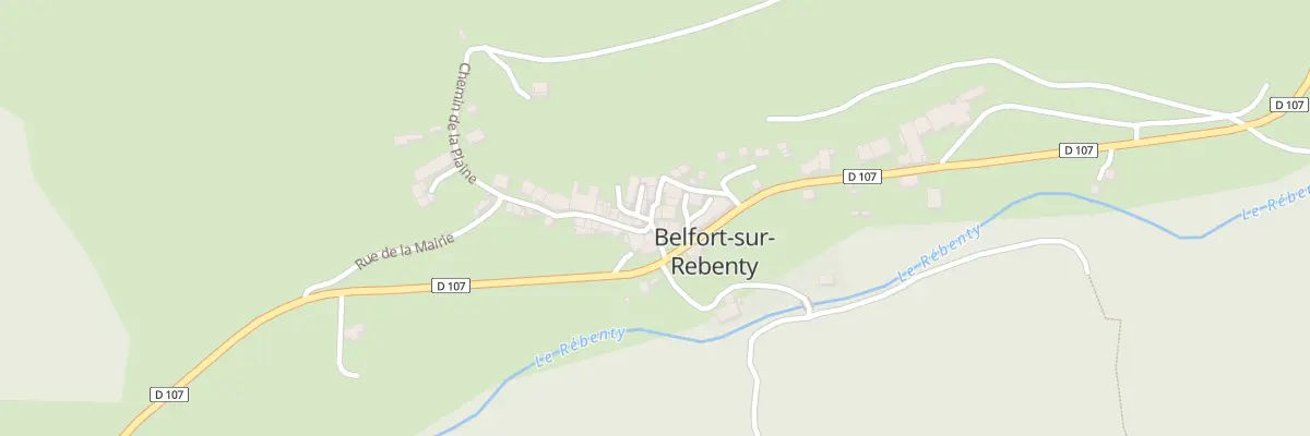 Plan du 20 Le Village à Belfort-sur-Rebenty
