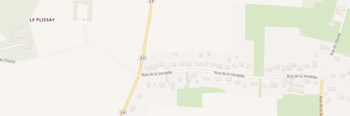 Plan du 93 Rue de la Verdelle à Mardié
