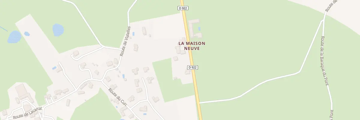 Plan du 747 Rte de Villefranche à Sanvensa