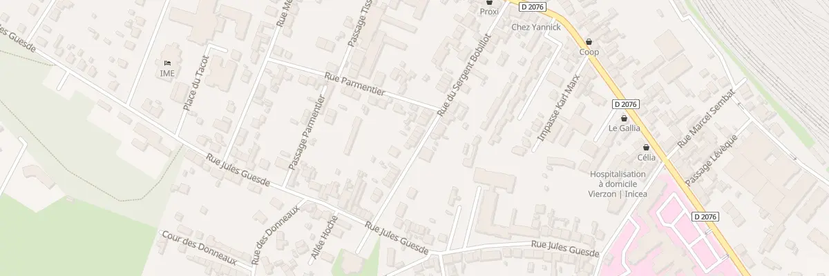 Plan du 19B Rue du Sgt Bobillot à Vierzon