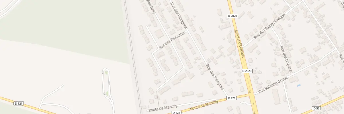 Plan du 8 Rue des Mésanges à Salbris