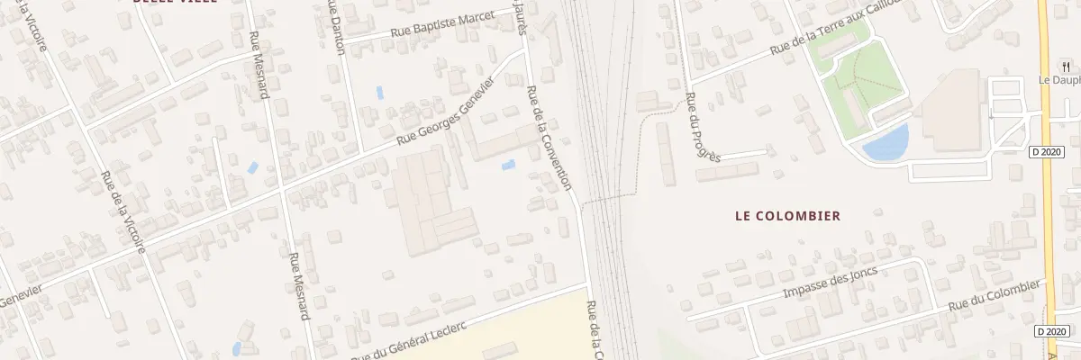 Plan du 10 Rue de la Convention à Salbris