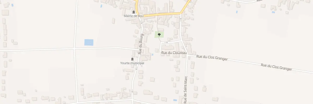 Plan du 11 Rue du Clouzeau à Bou