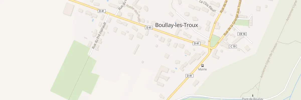 Plan du 19 Rue du Tartelet à Boullay-les-Troux