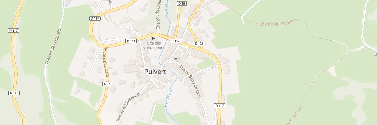 Plan du 20B Rue du Barry du Lion à Puivert