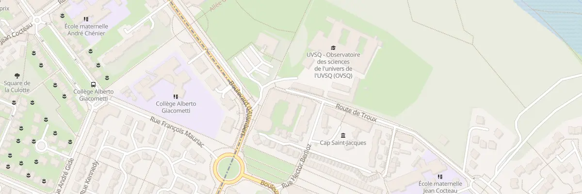 Plan du 73 Rte de Troux à Guyancourt