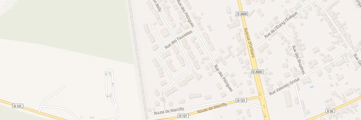 Plan du 10 Rue des Mésanges à Salbris