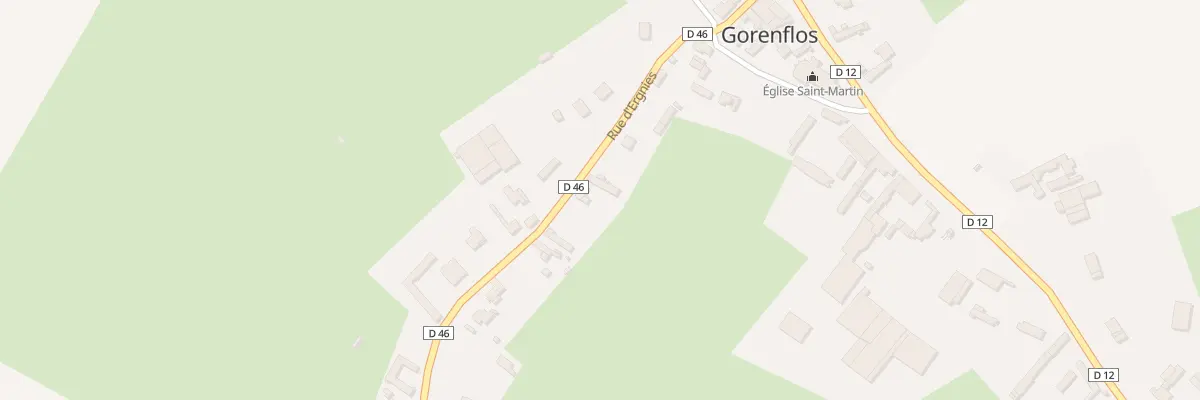 Plan du 11 Rue d’Ergnies à Gorenflos