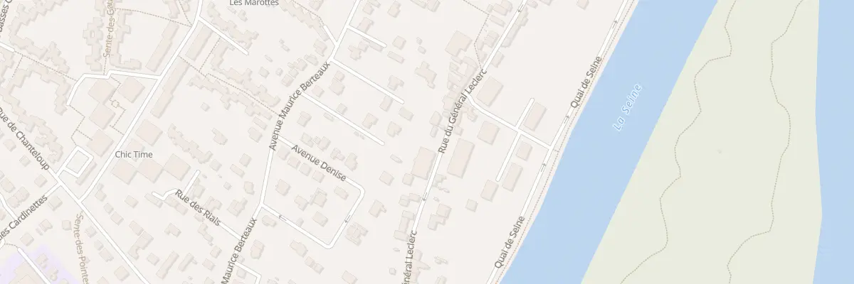 Plan du 91B Rue du Gen Leclerc à Andrésy
