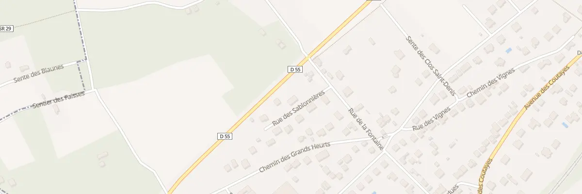 Plan du 9012 Rue de la Fontaine à Andrésy