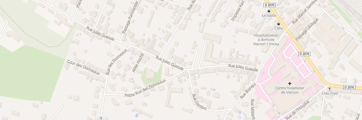 Plan du 23 Rue Jules Guesde à Vierzon