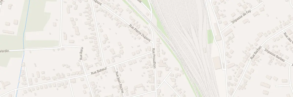 Plan du 48 Rue Proudhon à Vierzon