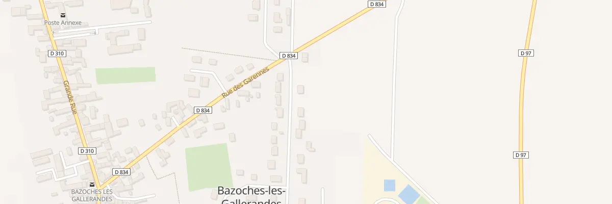 Plan du 24 Rue Neuve à Bazoches-les-Gallerandes