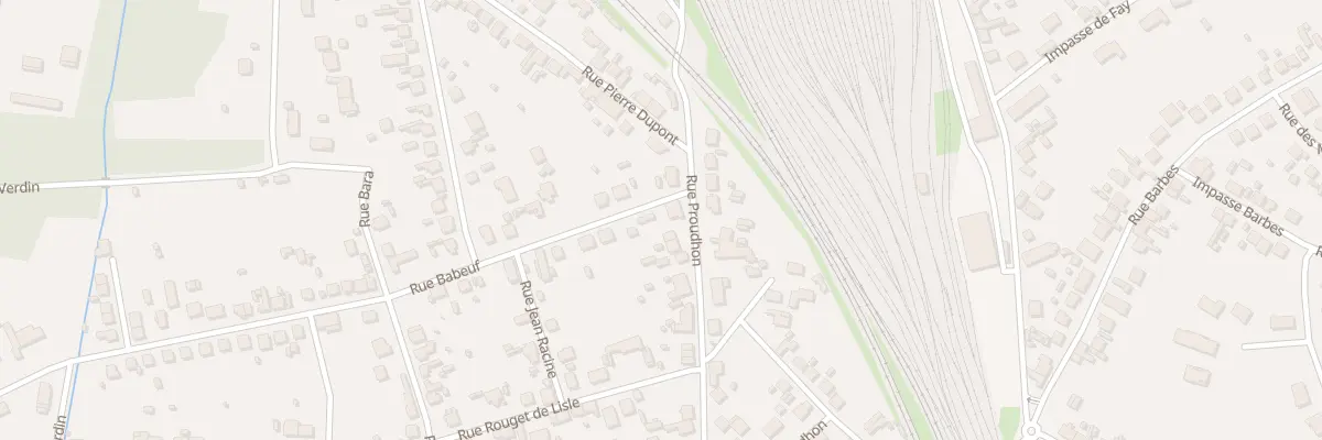 Plan du 46 Rue Proudhon à Vierzon
