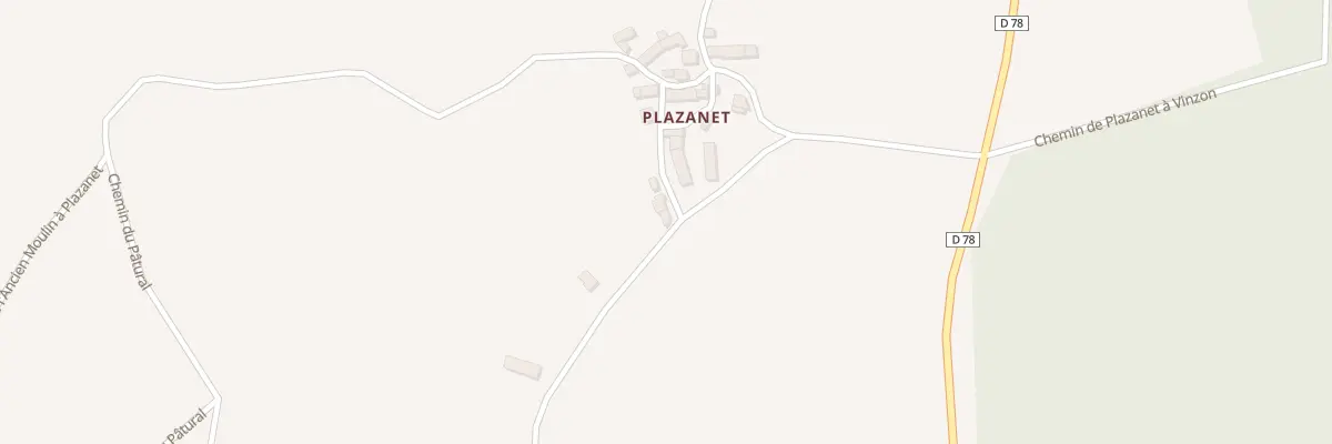 Plan du 11 Plazanet à Peyrelevade