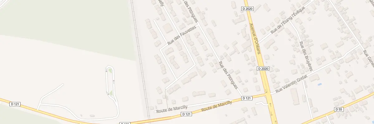 Plan du 14 Rue des Mésanges à Salbris