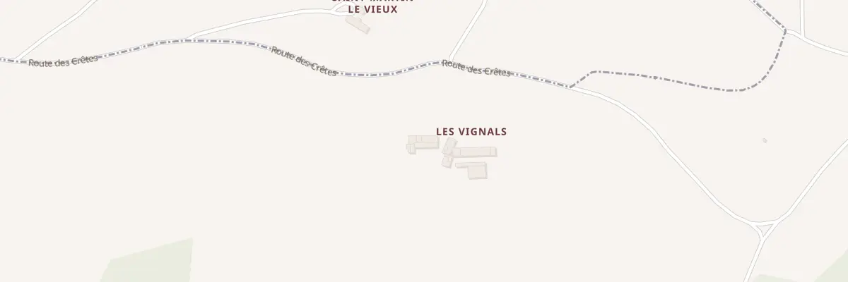 Plan du 319 Rte des Crêtes à Puycalvel