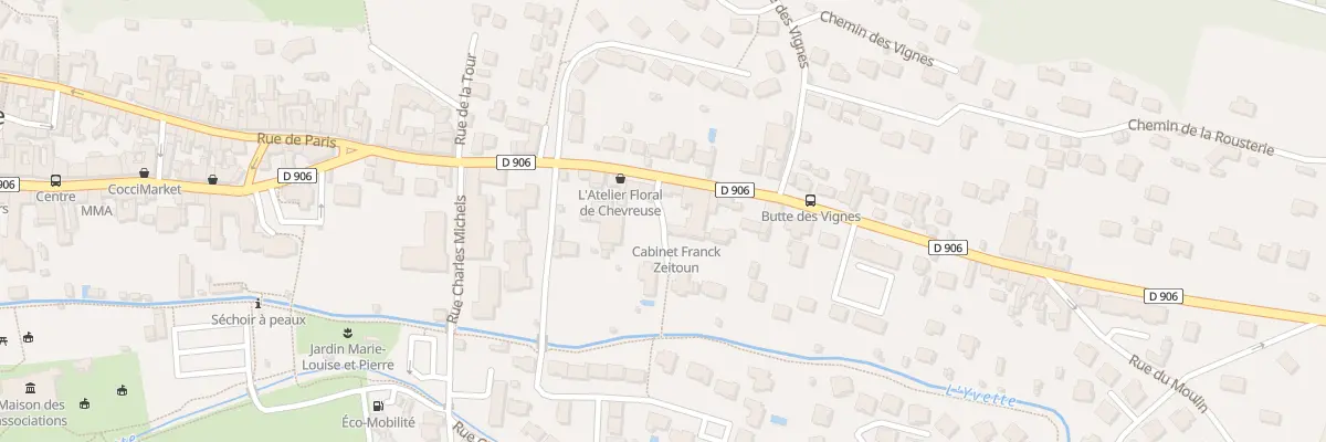 Plan du 26 Rue Porte de Paris à Chevreuse
