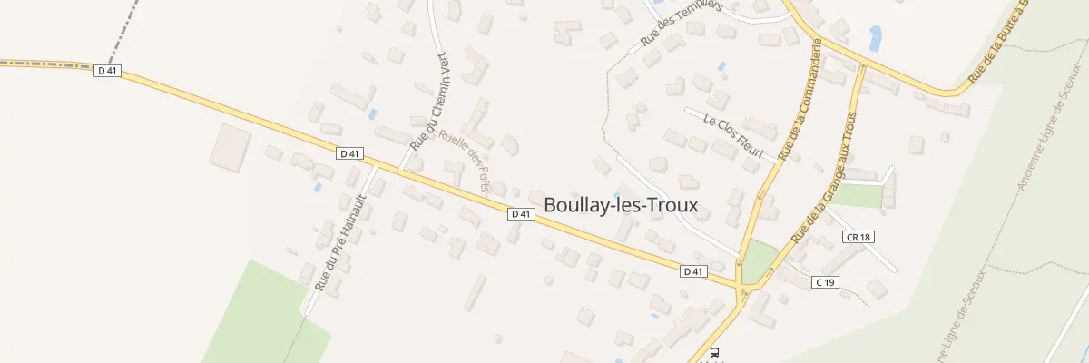 Plan du 12 Rue du Tartelet à Boullay-les-Troux