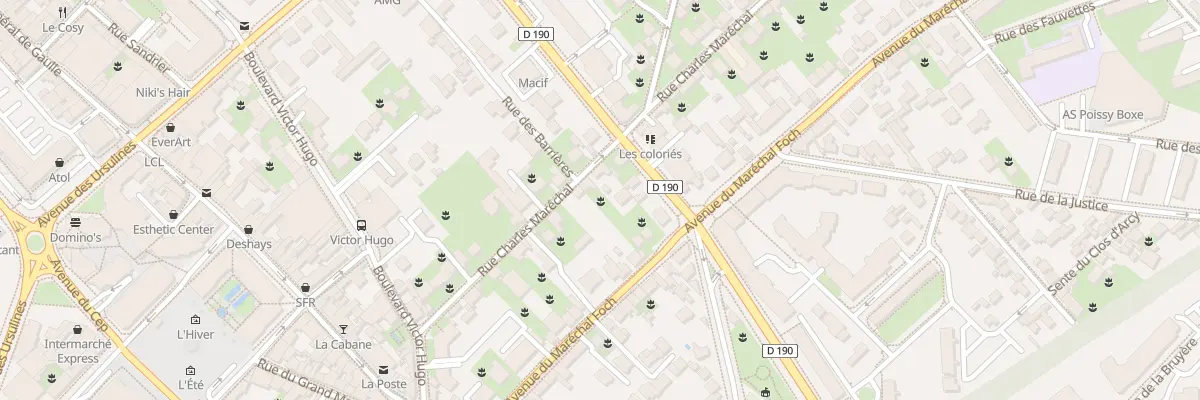 Plan du 14 Rue Charles Maréchal à Poissy