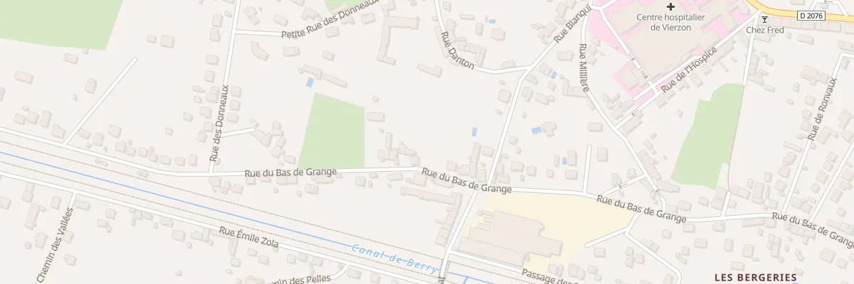 Plan du 70 Rue du Bas de Grange à Vierzon