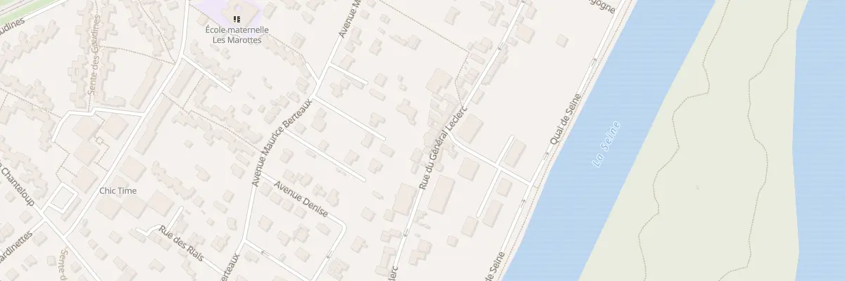 Plan du 106B Rue du Gen Leclerc à Andrésy
