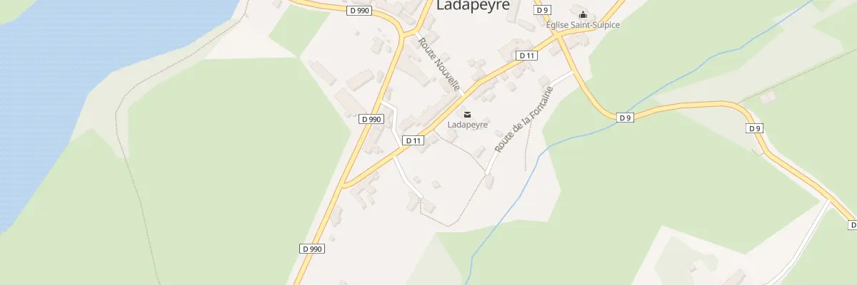 Plan du 12 Rte de Boussac à Ladapeyre
