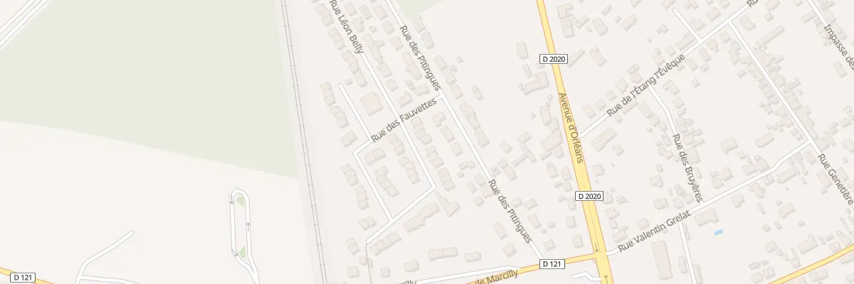 Plan du 7 Rue des Mésanges à Salbris