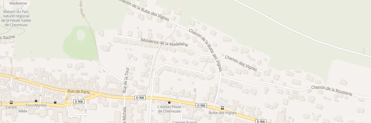 Plan du 17 Res de la Madeleine à Chevreuse