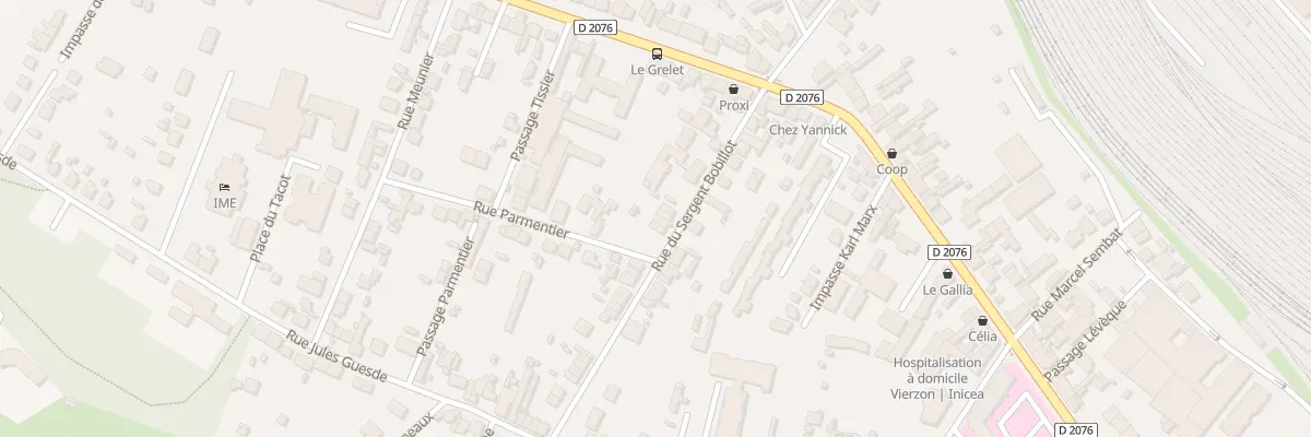 Plan du 132 Rue du Sgt Bobillot à Vierzon