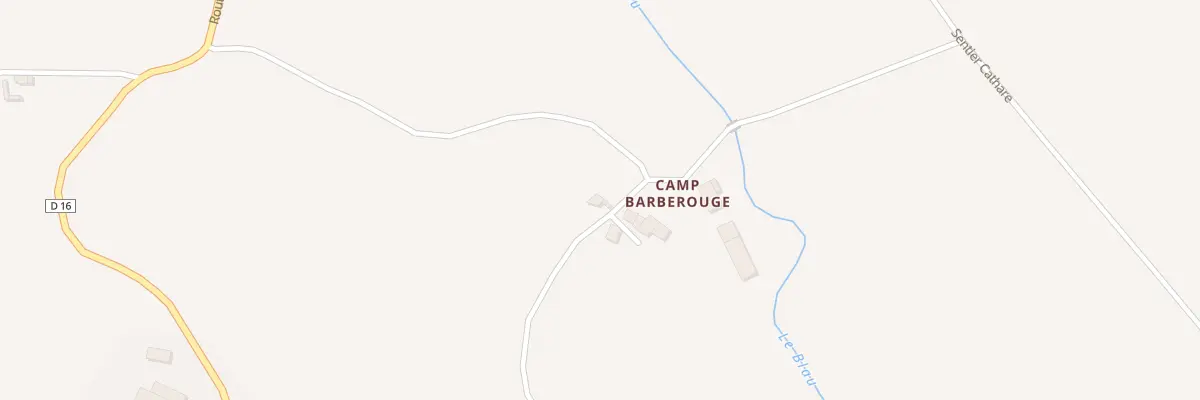 Plan du 6 Rue Che Ronde Campbarberouge à Puivert