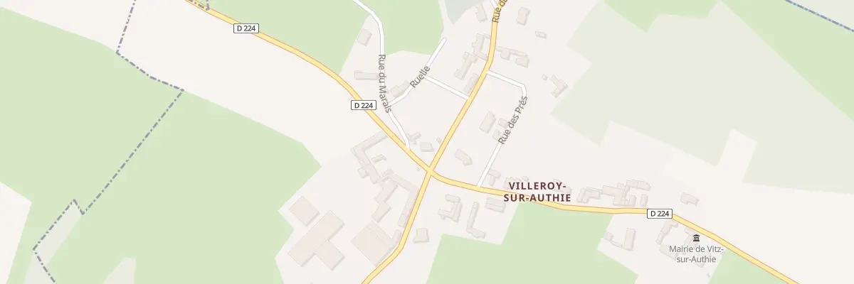 Plan du 5011 Villeroy à Vitz-sur-Authie