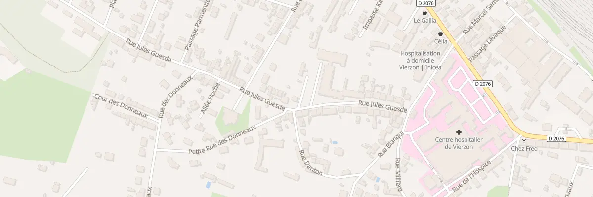 Plan du 19 Rue Jules Guesde à Vierzon