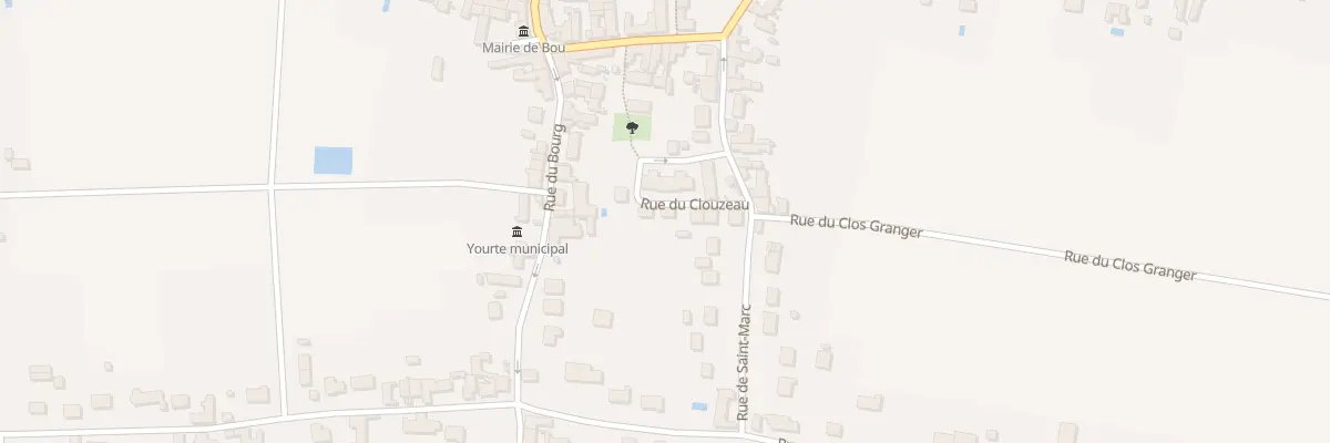 Plan du 7 Rue du Clouzeau à Bou