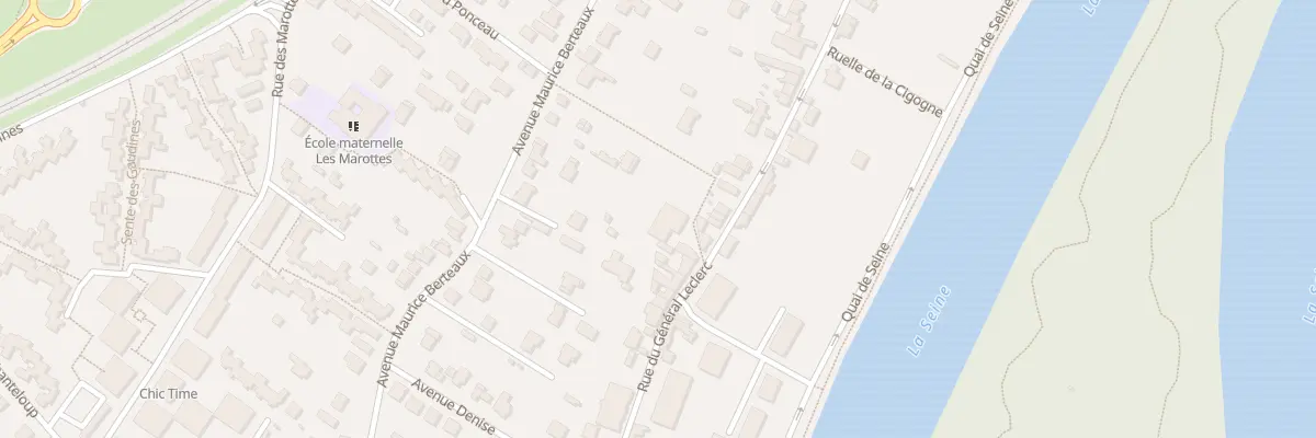 Plan du 98B Rue du Gen Leclerc à Andrésy