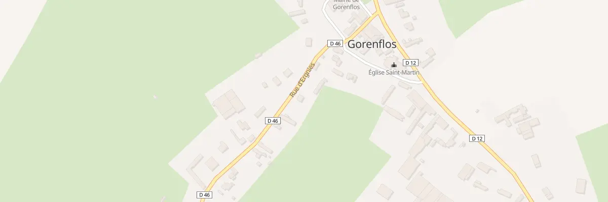Plan du 9 Rue d’Ergnies à Gorenflos