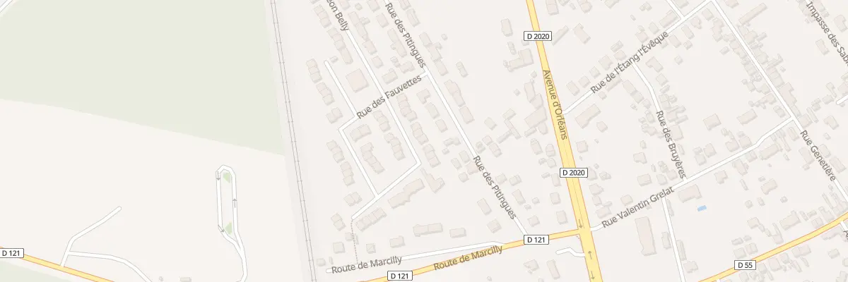 Plan du 13 Rue des Mésanges à Salbris