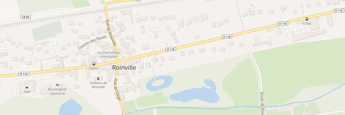 Plan du 12 Rue du Général de Gaulle à Roinville