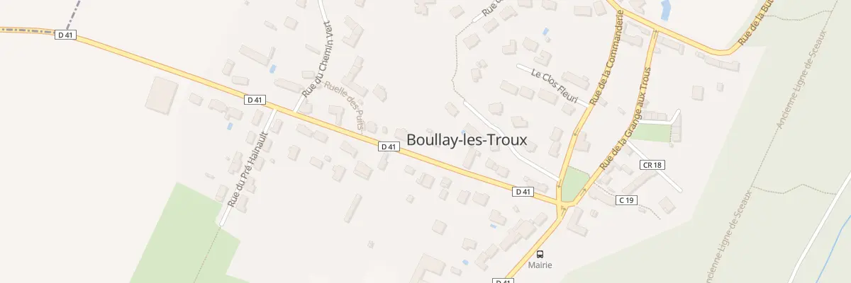 Plan du 10 Rue du Tartelet à Boullay-les-Troux