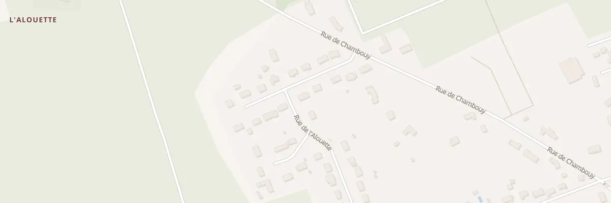 Plan du 22 Rue de l’Alouette à Vouzon